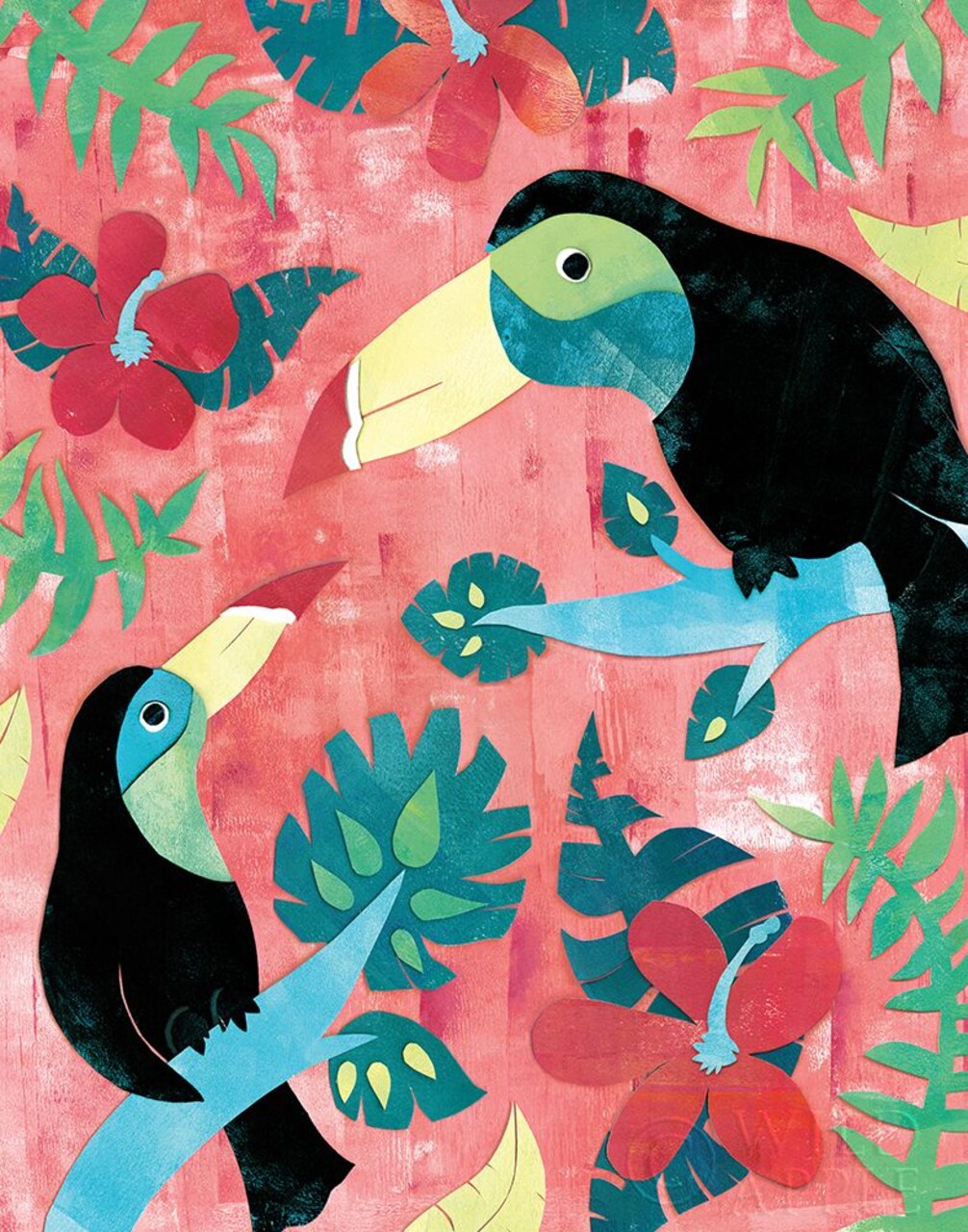 Jungle Jive I Dark Poster Print by Wild Apple Portfolio Wild Apple Portfolio # 55332